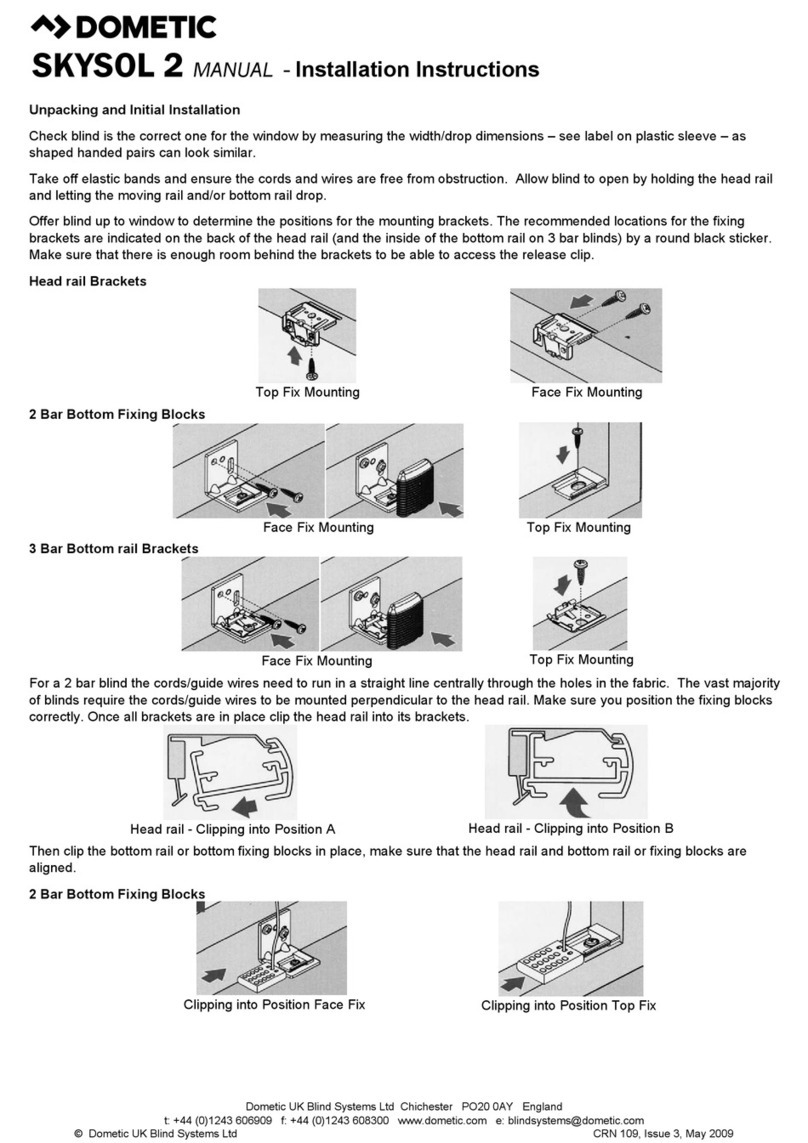 Dometic SKYSOL 2 User manual