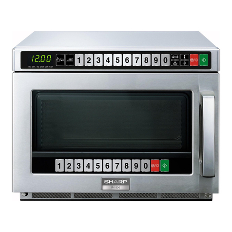 Sharp R-1500AT User manual