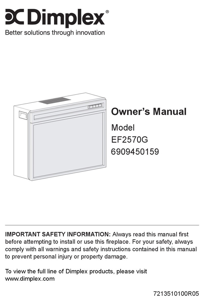 Dimplex EF2570G User manual