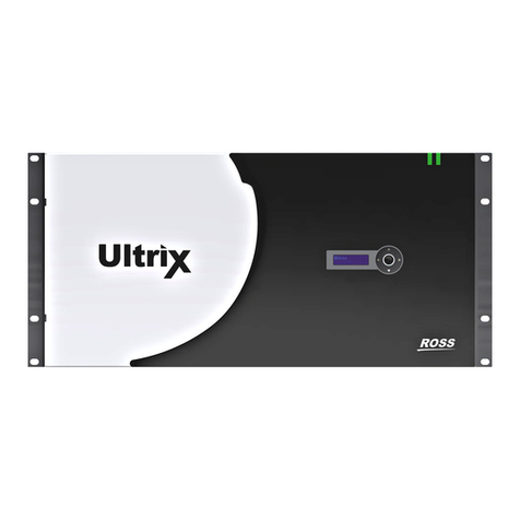 Ross Acuity Ultrix 5RU Installation and Cabling Ross Acuity Ultrix 5RU Installation and Cabling