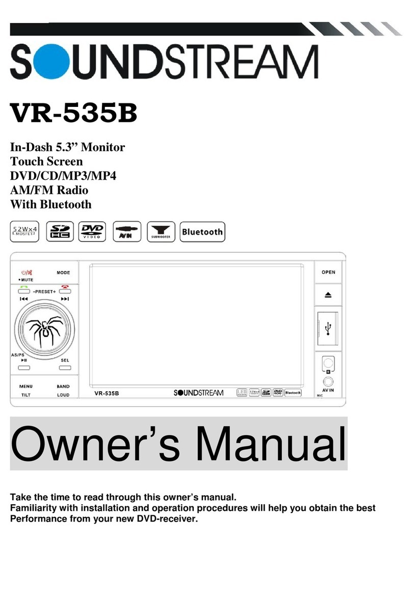 Soundstream VR-535B User manual Soundstream VR-535B User manual