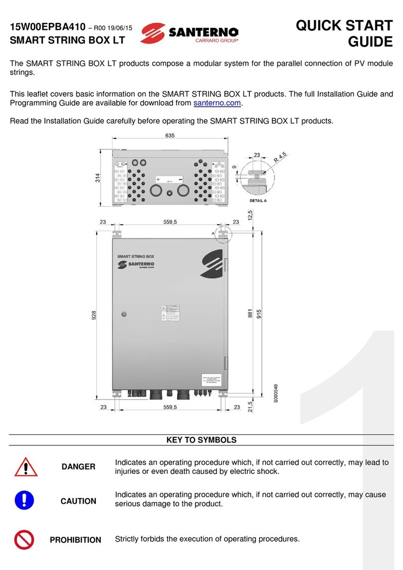 Santerno SMART STRING BOX LT quick start guide