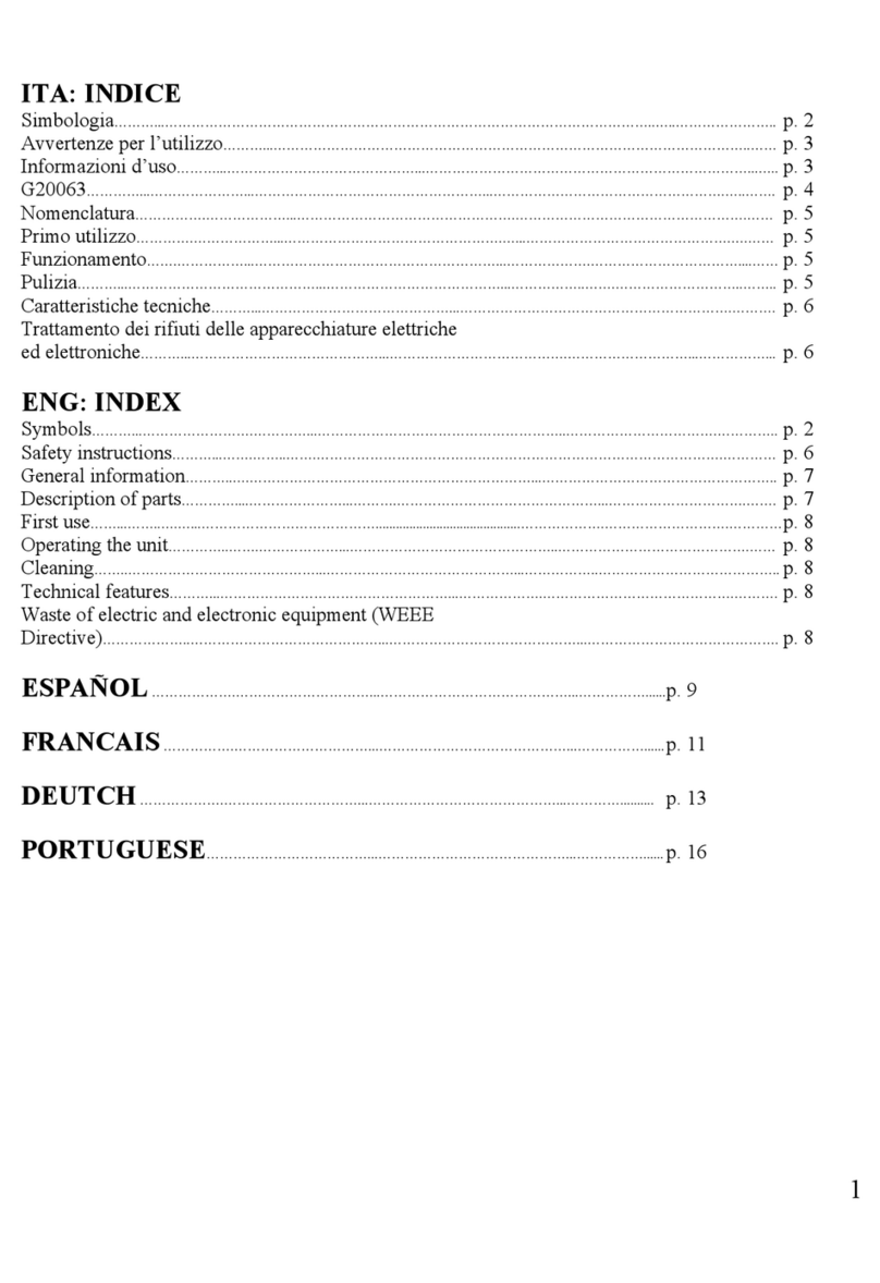 TREVIDEA G20063 manual