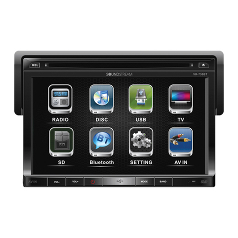Soundstream VR-730B User manual Soundstream VR-730B User manual