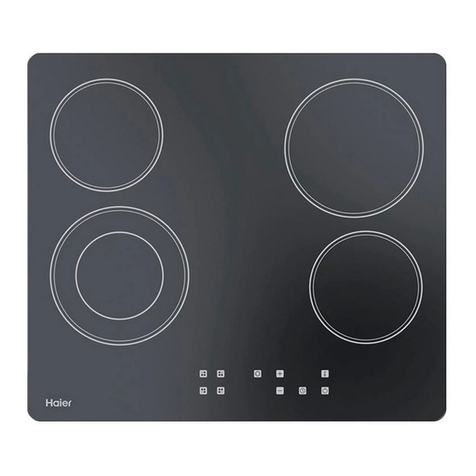 Haier HCE604TB2 Installation and operation manual