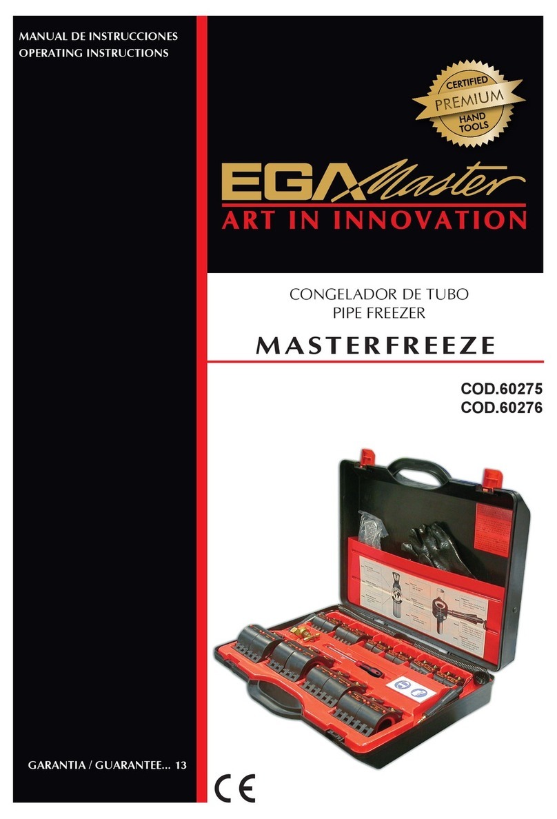EGAmaster MASTERFREEZE operating instructions