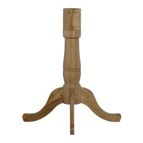Whitewood Furniture T-6P Assembly instructions Whitewood Furniture T-6P Assembly instructions