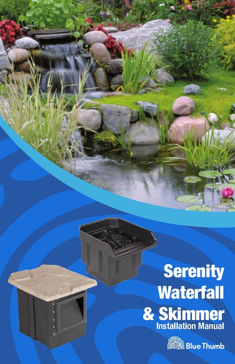 Blue Thumb Serenity installation manual Blue Thumb Serenity installation manual