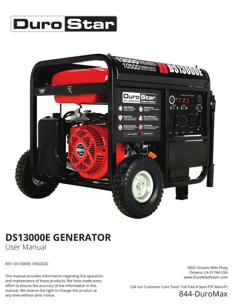 DuroStar DS13000E user manual DuroStar DS13000E user manual