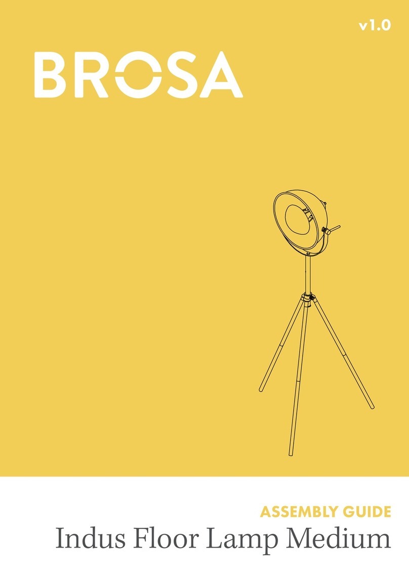 BROSA Indus Floor Lamp Medium User manual BROSA Indus Floor Lamp Medium User manual