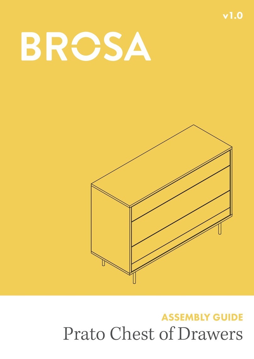 BROSA Prato Chest of Drawers Assembly guide BROSA Prato Chest of Drawers Assembly guide