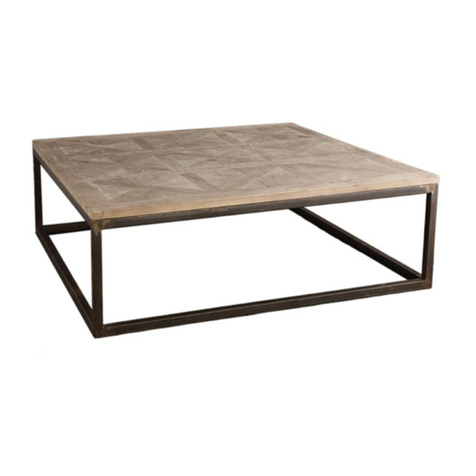 BROSA Vermont Square Coffee Table User manual BROSA Vermont Square Coffee Table User manual