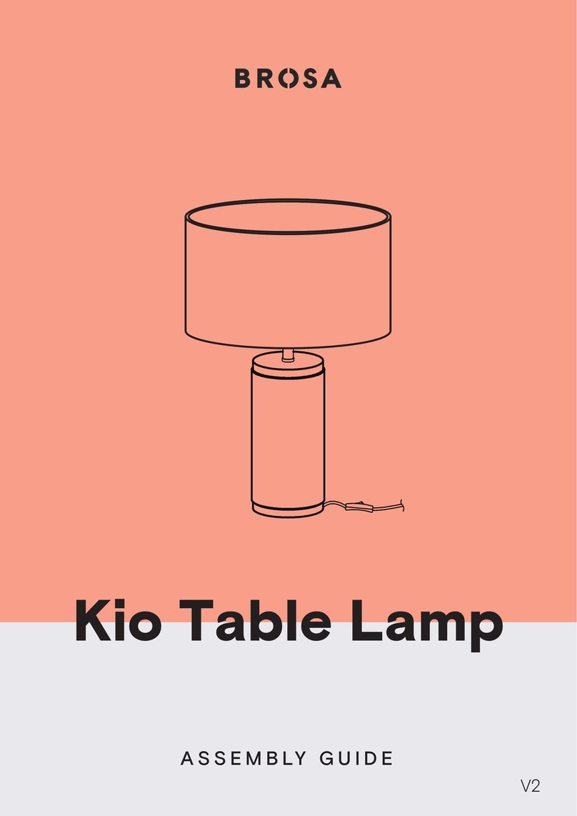 BROSA Kio Table Lamp User manual BROSA Kio Table Lamp User manual