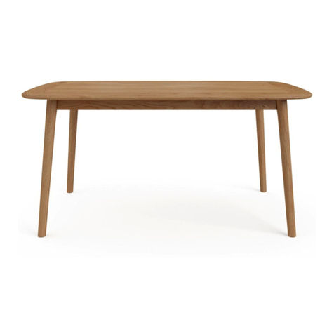 BROSA Kaneko Dining Table User manual BROSA Kaneko Dining Table User manual