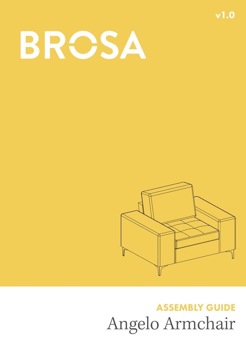 BROSA Angelo Armchair User manual BROSA Angelo Armchair User manual