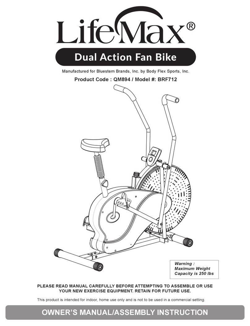 Lifemax QM894 Owner's manual & assembly instructions Lifemax QM894 Owner's manual & assembly instructions