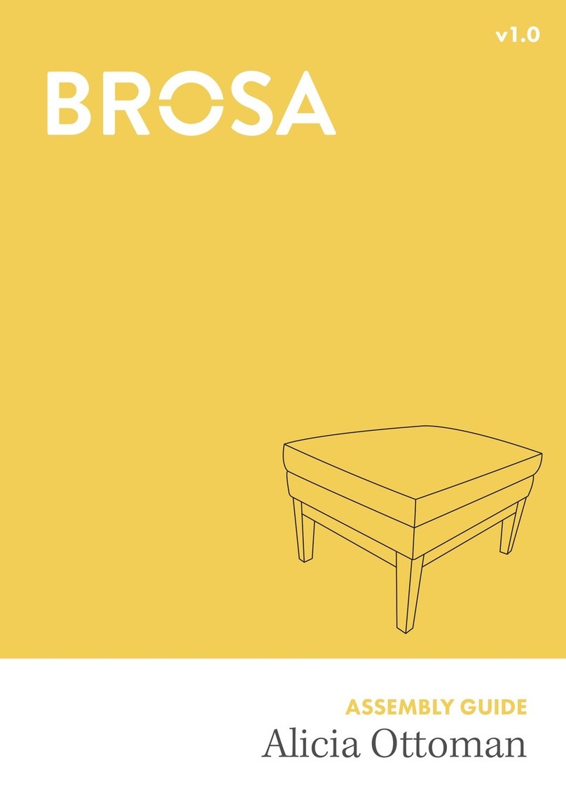 BROSA Alicia Ottoman User manual BROSA Alicia Ottoman User manual