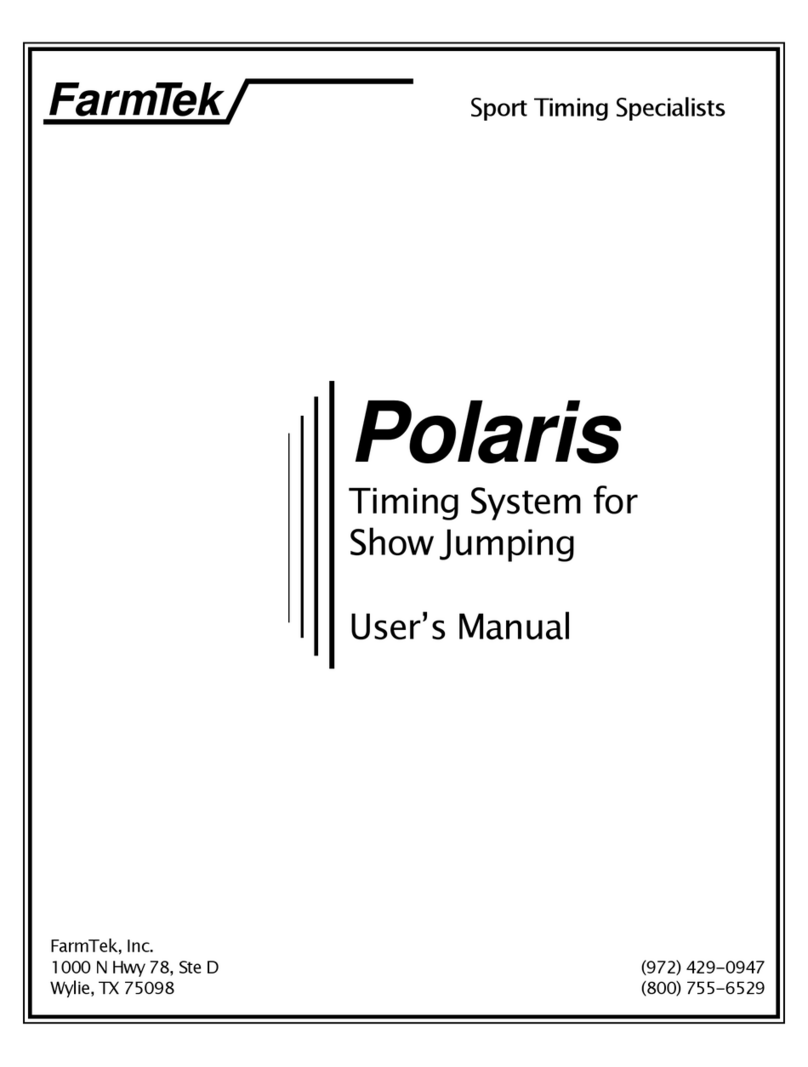 FarmTek Polaris User manual