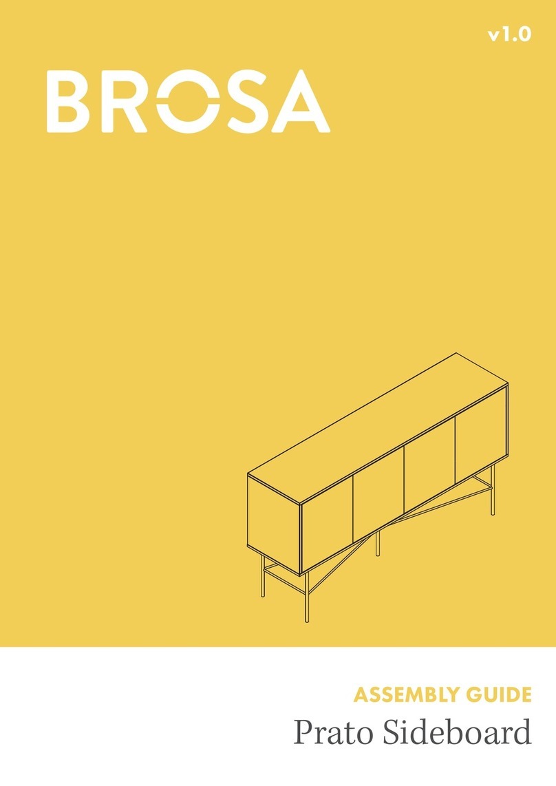 BROSA Prato Sideboard User manual BROSA Prato Sideboard User manual