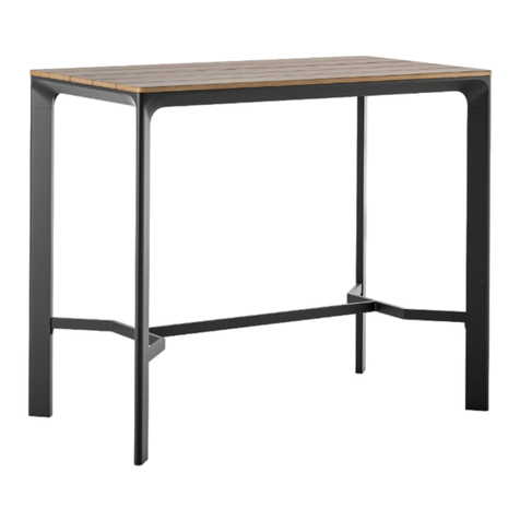 BROSA Samui Outdoor Bar Table User manual BROSA Samui Outdoor Bar Table User manual