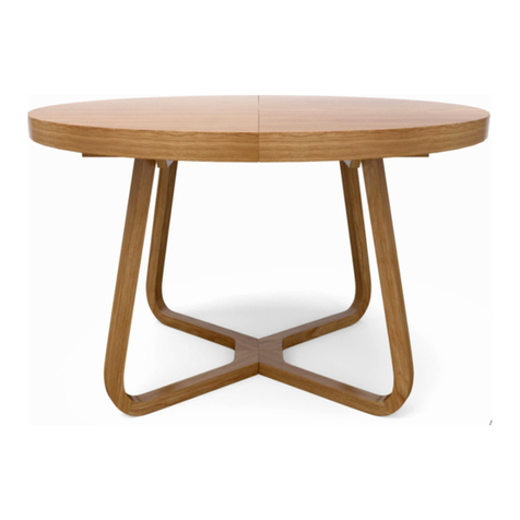 BROSA Romulus Extendable Dining Table User manual BROSA Romulus Extendable Dining Table User manual