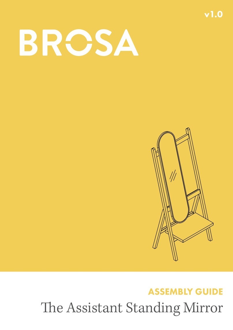 BROSA The Assistant Standing Mirror User manual