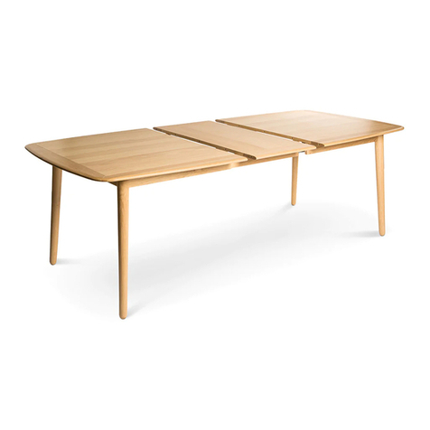 BROSA Field Extendable Dining Table User manual BROSA Field Extendable Dining Table User manual