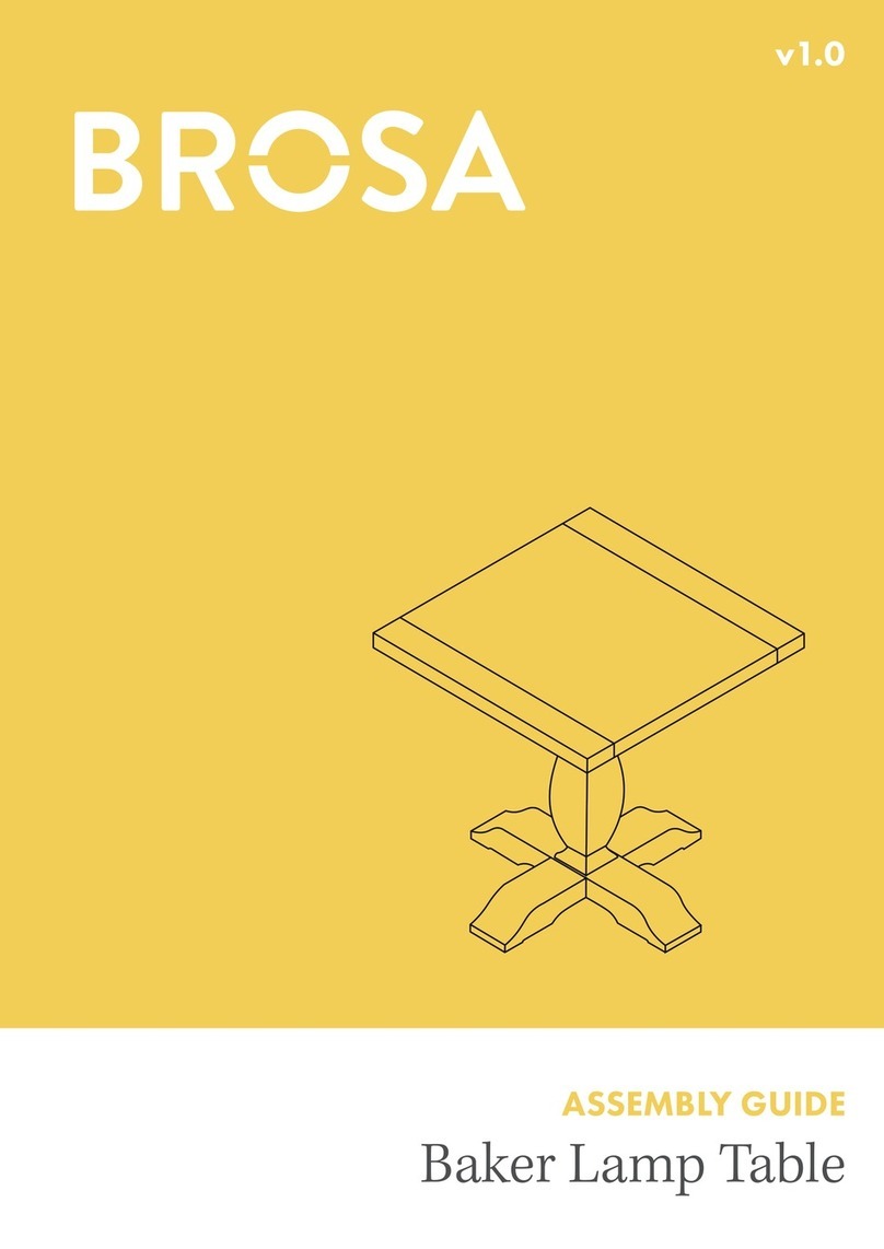 BROSA Baker Lamp Table User manual BROSA Baker Lamp Table User manual
