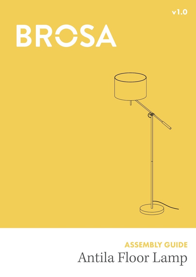 BROSA Antila Floor Lamp Assembly guide