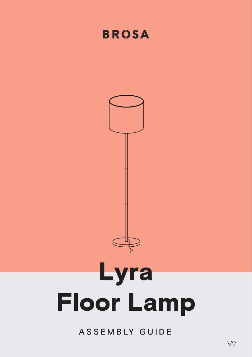 BROSA Lyra Floor Lamp Assembly guide