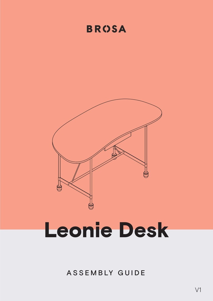 BROSA Leonie Desk Assembly guide