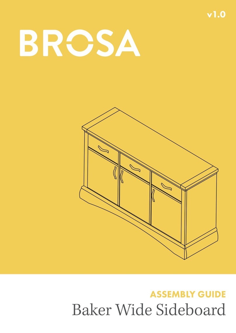 BROSA Baker Wide Sideboard User manual BROSA Baker Wide Sideboard User manual