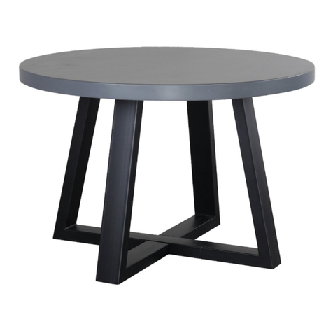 BROSA Marin Round Dining Table User manual BROSA Marin Round Dining Table User manual