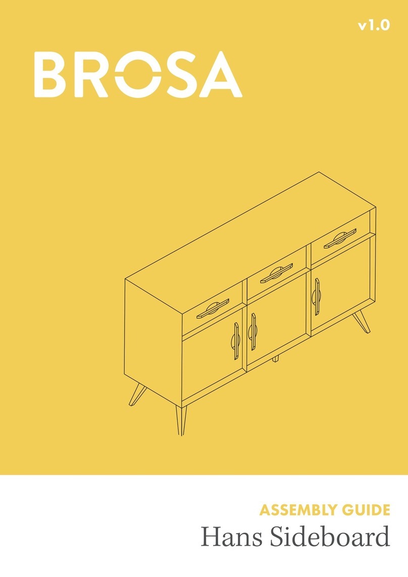 BROSA Hans Sideboard User manual BROSA Hans Sideboard User manual