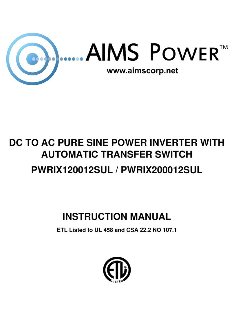 AIMS Power PWRIX120012SUL instruction manual