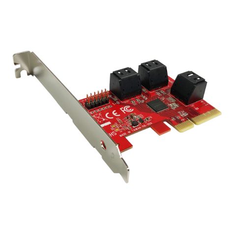 StarTech.com 6P6G-PCIE-SATA-CARD quick start guide