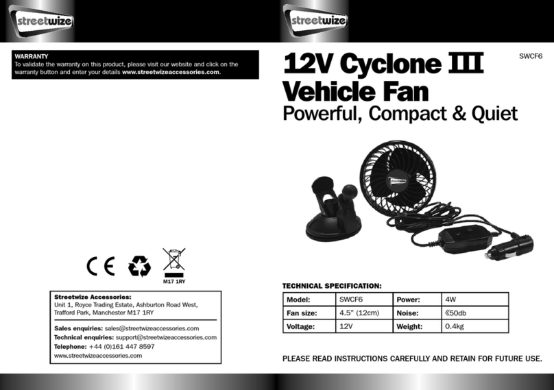 Streetwize SWCF6 instructions