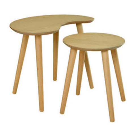 BROSA Olsen Nest of Tables Assembly guide BROSA Olsen Nest of Tables Assembly guide