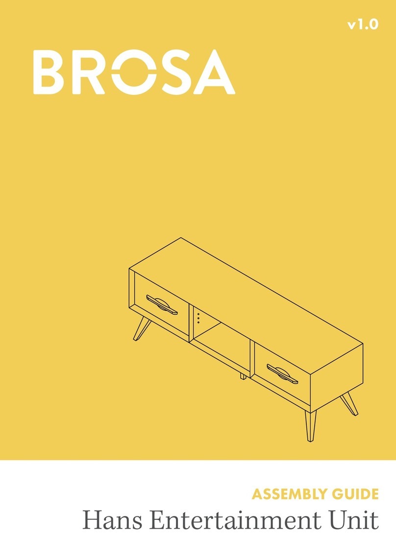 BROSA Hans Entertainment Unit Assembly guide BROSA Hans Entertainment Unit Assembly guide