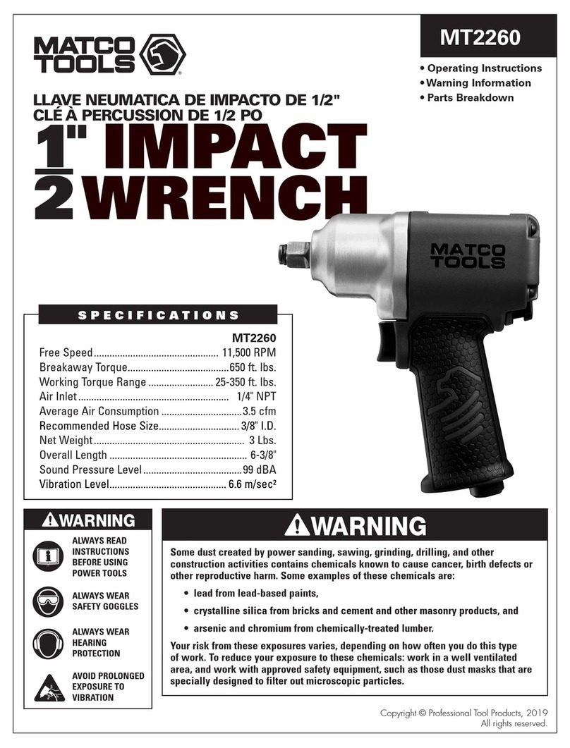 Matco Tools MT2260 User manual