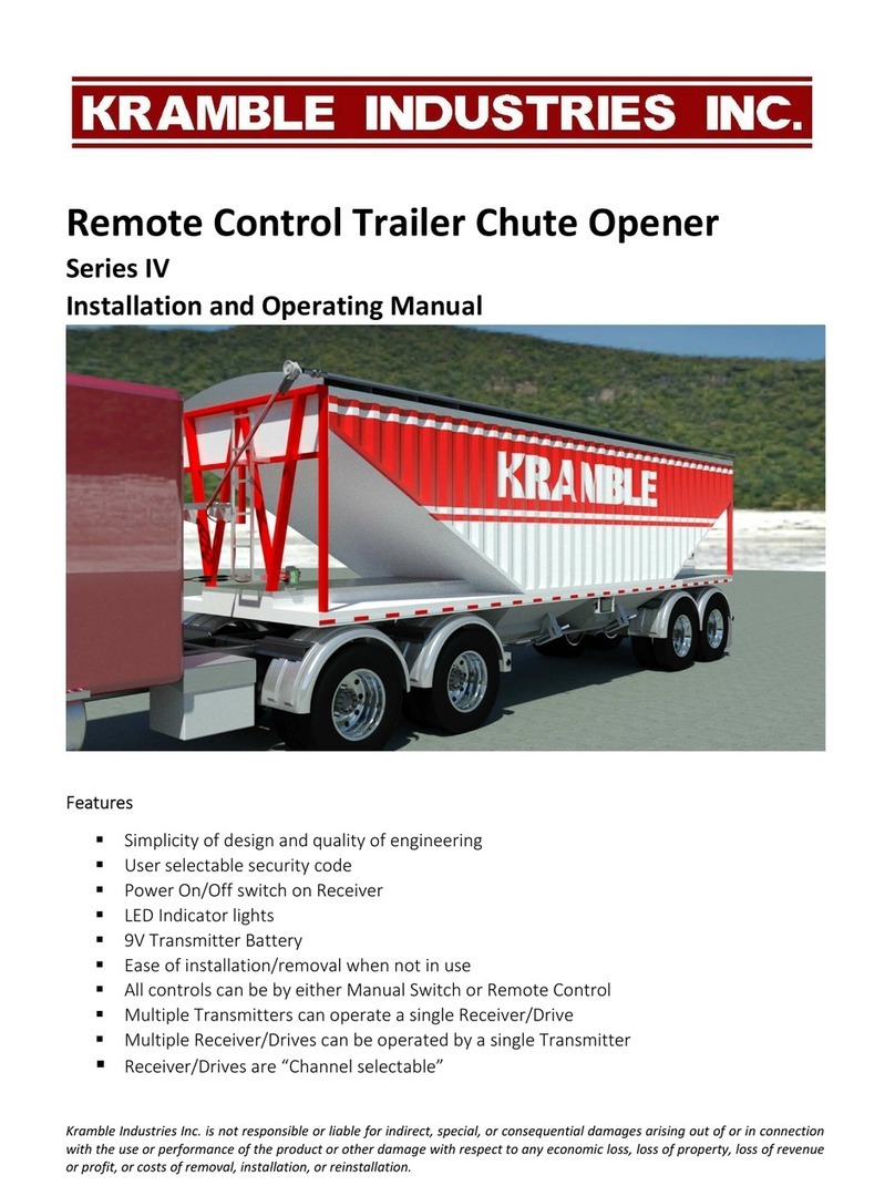 KRAMBLE INDUSTRIES IV Series Installation and operating manual KRAMBLE INDUSTRIES IV Series Installation and operating manual