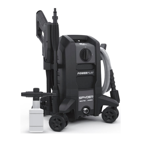 Powerplay SPYDER SPY1500V Assembly, care and use instructions