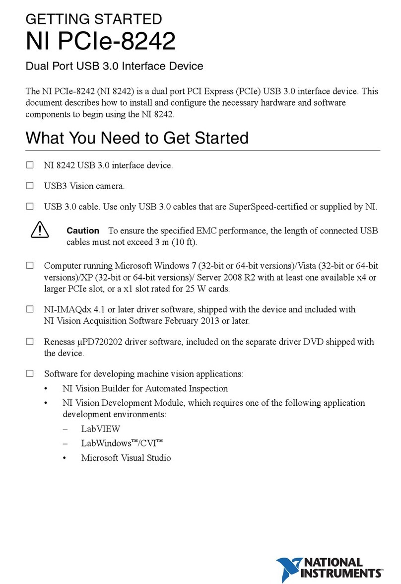 National Instruments PCIe-8242 User manual