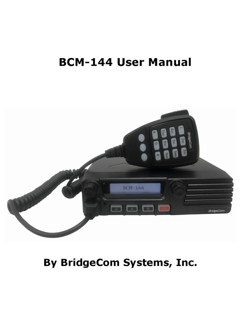 BridgeComSystems BCM-144 User manual