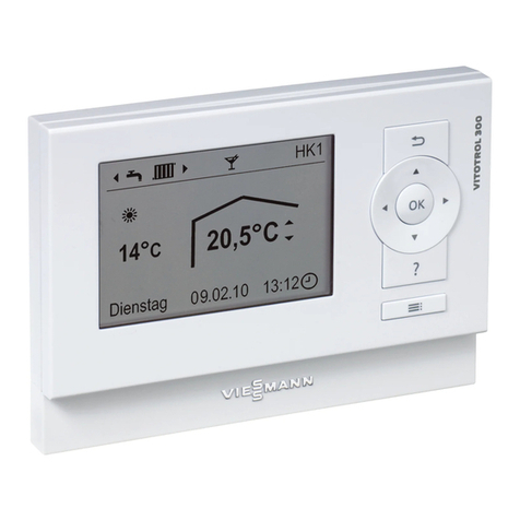 Viessmann Vitotrol 300-B Installation and service instructions for contractors Viessmann Vitotrol 300-B Installation and service instructions for contractors