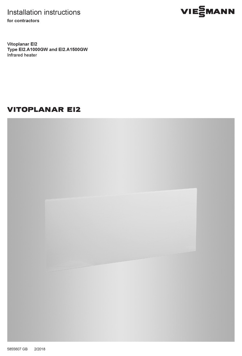 Viessmann VITOPLANAR EI2 User manual