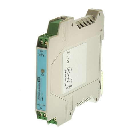 Endress+Hauser iTEMP TMT112 User manual
