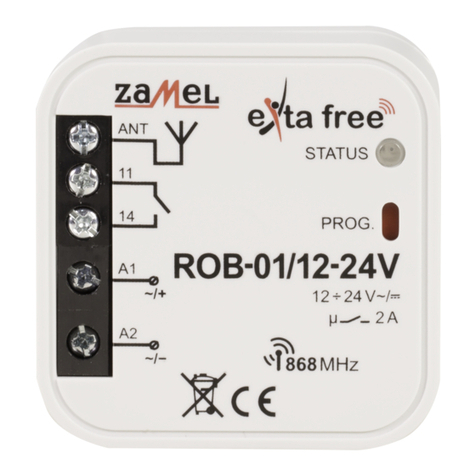 Zamel Extra Free ROB-01/12-24V User manual