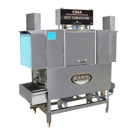 CMA Dishmachines EST-44 Service and parts manual