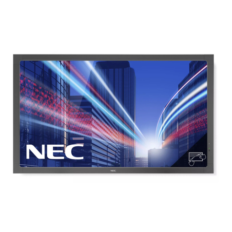 NEC MultiSync V552-TM User manual NEC MultiSync V552-TM User manual